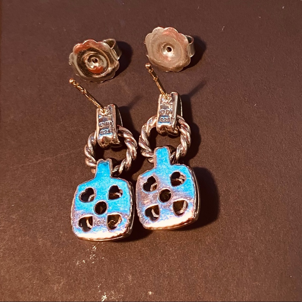 * SOLD* David Yurman Citrine Drop Earrings - Picture 4 of 9